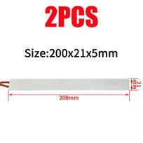 200x21mm PTC Heating Element Constant 12V 24V 220V Temperature Thermistor Air Heating Sensor Aluminum Hair Dryer Curlers Heater