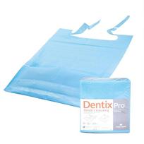 Dental Bib With Pocket 39cm x 48cm Blue Foiled 54g Dentixpro 50pcs