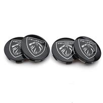 4 vnt. Automobilio emblema Ratlankio centrinis dangtelis Automobilio priedai Peugeot 206 308 208 207 3008 307 2008 508 407 5008 408 4008 Rifter black