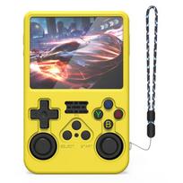 Silicone Protective Case For R36S Handheld Game Console, 360° Full Cover Shockproof & Anti-Scratch Skin Game Accessories geltona