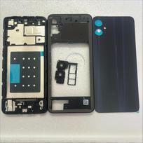 A+Full housing For Samsung Galaxy A05 A055 LCD Front Housing Middle Plate Frame Housing+Battery Back Cover Repair parts juoda