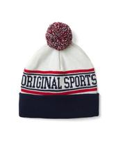 PRO-SPECS Graphic Pom Pom Beanie Whte Xxx white