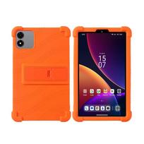 Dėklas Alldocube IPlay 80 Mini Pro 8.4  Vaikams draugiškas minkšto silikono reguliuojamas stovas Atsparus smūgiams planšetinio kompiuterio dėklas iPlay 80 Mini Pro8.4 oranžinė