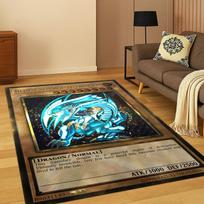 Anime Yu-Gi-Oh Monster Card Cartoon Carpet Rug for Bedroom Living Room Sofa Doormat Home Decor,Kid Game Area Rug Non-slip Gift 80x120cm
