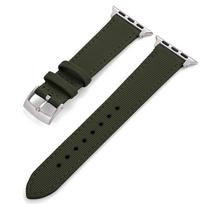 Hybrid Nylon Leather Strap For Apple Watch Ultra Band 49mm 44mm 45mm 42mm 41mm 40mm 38mm Bracelet iWatch series 9 8 7 6 5 4 3 SE 38 40 41 42(S10) mm gray