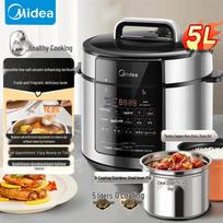 Midea 5L Electric Pressure Cooker & Rice Cooker E5915G