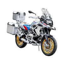 1/9 BMW R1250GS ADV Motociklų Simuliacija Lydinio Motociklo Modelis Amortizatoriai Garsas ir Šviesa Kolekcinis Žaislinis Automobilis Vaikų Dovana gray