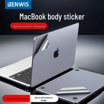 MacBook Pro/Air 13 colių korpuso apsauginė lipdukas Apple Pro 14-inch 2021-2023 A2442/A2779/A2918/A2992 pilka spalva
