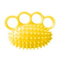 Grip Trainer with Four-finger Design Hand Exerciser Ergonomic Strengthening Ball geltona