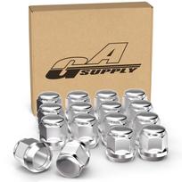 GAsupply M12 x P1.5 Wheel Nuts Taper Seat 60° Length 24mm 19HEX Compatible with M12xP1.5 gray
