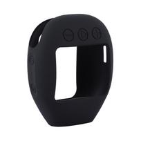Silikoninis garsiakalbio dėklas Garsiakalbio apsauginė mova JBL Clip 5 garsiakalbiui Atsparus smūgiams AntiDrop Prieiga juoda
