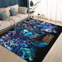 27 Style Jinx League of Legends LOL Cartoon Carpet Rug for Living Room Bedroom Home Sofa Decoration,Kids Play Non-slip Floor Mat 40x60cm( 15x23in ) gray