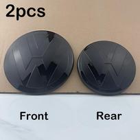 For VW Car accessorie 2pcs Volkswagen Front Grill Emblem Modification Rear Trunk Lid Cover logo For VW Golf MK6 MK7 MK7.5 MK8 2010-2013 ER1 GOLF 6 (MK6)