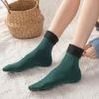 5 poros unisex žiemos šiltų kojinių - Storas šilumos izoliacinis, drėgmę sugeriantis ir kvėpuojantis vidutinio ilgio kojinės… Daugiau One size（5 pairs） gray