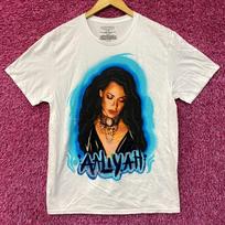 Aaliyah Queen of RnB Airbrush Music Tshirt Size Large M black