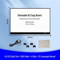 Ultra-thin Dimmable LED Light Box: A4/A3/A2 Eye-Protective Tracing & Drawing Board