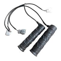 Universal Fit Waterproof Heated Hand Grips with Adjustable Temperature Control Rapid Heating Grip for Motorcycles & ATVs 1 black