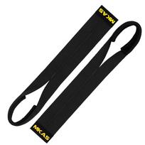 New Gym Lifting Straps Barbell Deadlift Booster Belt Anti Slip Hand Wraps Wrist Support for Strength Training black