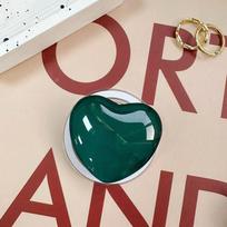 Korėjietiškas mielas 3D meilės širdelės magnetinis telefono laikiklis, rankenėlė Tok, piršto žiedas, stovas, kišeninė jungtis, Magsafe, išmanusis Tok, skirtas iPhone 17, Samsung