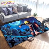 Anime Naruto 3D spausdinimo kilimėlis virtuvei, durų kilimėlis, miegamojo kilimai svetainei, skalbyklai, vonios kambariui, neslystantis grindų kilimėlis 60cm x 90cm