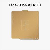 Official Original For Bambu Lab X1/P1/A1//P2S/H2D/H2S/H2D Double sided Textured PEI Plate A1 Mini H2D H2S H2C P2S Build Plate For X2D P2S X1 P1 A1