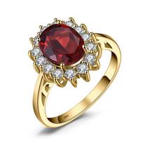 JewelryPalace Princesės Dianos sukurtas mėlynasis safyras 925 sidabro sužadėtuvių žiedas Rubinai Natūralus ametistas Citrinas Mėlynasis topazas 6 brown