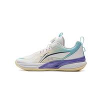 Li Ning Vaikams Krepšinio Audinys Madingi Paprasti Patogūs Neslystantys Smūgius Sugeriantys Atsparūs Dilimui Žemi Vaikų Krepšinio Batai YKBV024-3 41 white
