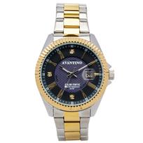 CREPHA Solar Watch for 10 ATM Water Japanese Date Luminous Stainless Steel Gold Men, Silver, Resistant, 42mm, Movement, Function, Hands, Band, auksas