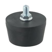 Air Compressor Rubber Foot Pad Replacement with Metal Threading for m6 or M8 Shock Absorbing Mount for Air Pump and Compressor