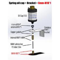 100cc Spring type Single point Automatic Lubricator Grease Lubrication System ( Spring type Unit ) S100-Connect-M10x1