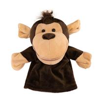 Kid Gifts Stuffed Animal Hand Puppet Interactive Cartoon Plush Hand Doll Cow Cute Appease Dolls Early Education beige