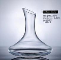 1500ml Big Decanter rankų darbo krištolo raudonojo vyno brendžio šampano taurės grafinis buteliukų ąsočio pylimo aeratorius šeimos barui gray