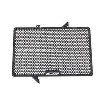 Stainless Steel Radiator Guard Grill Cover Honda CBR650R CBR650F 2019-2024 Black With CB Or CBR Black CB Logo gray