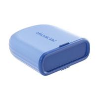 Travel Retainer Case Dental Brace Box with Compartments Portable Breathable Retainer Box with Vent Holes for Vacation Business Trips mėlyna