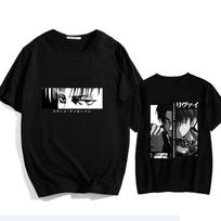 Japonų Anime Levi Ackerman Grafiškai Spausdinti Marškinėliai Gatvės Šaunūs Y2K Harajuku Marškiniai Levi Ackerman Marškinėliai Viršus Unisex XL black