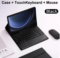 For Samsung Galaxy Tab S9 FE Cover 10.9 Inch Detachable Bluetooth Keyboard Case for Samsung Tab S9 FE 10.9  SM-X510/X516B Funda Korean Keyboard black