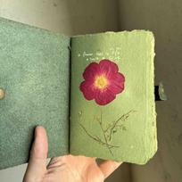 Vintage Mori Style Matcha Green Handmade Paper Diy Journal Notebook Gift For Friends 1pcs žalia