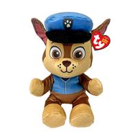 Ty Plush Toy Paw Patrol Chase 44014 Size Approximately 15cm black