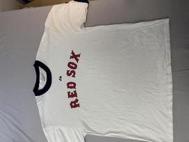 Y2K Majestic Boston Red Sox Ringer T-shirt XL Unisex T-Shirt L gray