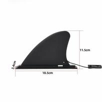 Slide In Surf & SUP Single Fin 4.5 Inches Surfboard Fin Replacement Paddle Board Fin  for Surfing Fin black