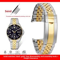 Nerūdijančio plieno dirželis 22mm Casio Duro MDV-106/B/G MDV-107-1A MTP-VD01 laikrodžiui, vyriškas metalinis apyrankė su įrankiais 22mm width gray