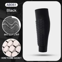 1Pcs Football Shin Guard Socks With Foam Calf Compression Sleeve Honeycomb Pads Soccer Legging Sports Equipment L