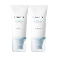 SKIN1004 Madagascar Centella Hyalu-Cica Water-Fit Sun Serum SPF50+ PA++++ Hydrating Sunscreen Set 2x50ml white