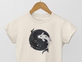 Spirit Oasis Moon Spirit T Shirt Ying Yang Fish T Shirt Avatar Shirt The Last Airbender Shirt, Airbender Shirt, Cartoon Series, ATLA Unisex 4XL black