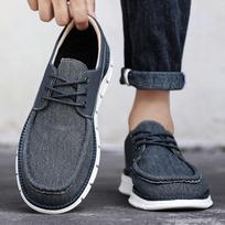 Men's Shoe Boat Slide in Loafers Fashionable Canvas Casual Shoes Skateboard Facon Designer Set Casual Shoe Brand Spring summer 39