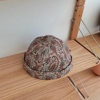 Custom Brimless Rolled Cuff Docker Cap MIO Unisex Skull Paisley Printed Beanie Hat for Travel Outdoor Activities chaki