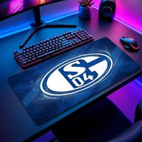 Schalke 04 Futbolo Raštas Pelės Padas Ne?Neslystantis guminis pagrindas žaidimų pelės kilimėlis stalui, biurui, namams 30cmx60cm（11.8x23.6inch）