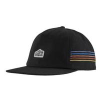 Patagonia Contrast stitching on the side Organic cotton canvas Peaked cap Unisex couple style Black 38347-BLK black