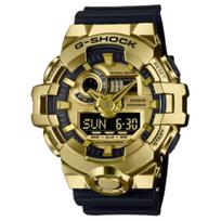 Casio 700 Series 200 Meters Waterproof Quartz Movement Resin Strap Watch Unisex watches Gold GM-700G-9A Gold Dial GM-700G-9A beige