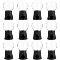 Stobok Candy Machine 12Pcs Funny Rotatable Candy Catcher Machines Plastic Candy Box Candy Dispenser Mini Gumball Machine black